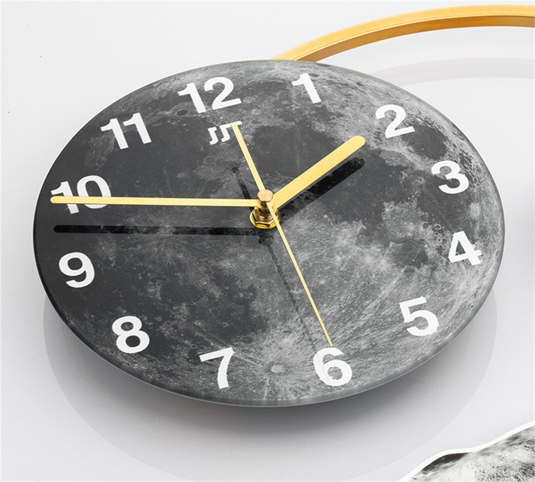 DÖRÖY Wanduhr 40cm Wanduhr,dekorative stille moderne Astronaut Uhr Wanduhr, kreative