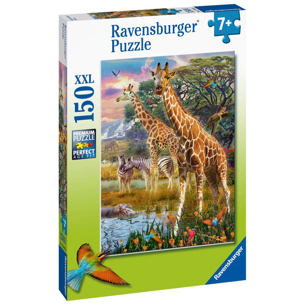 Ravensburger Puzzle Bunte Savanne 150 Teile XXL, Puzzleteile