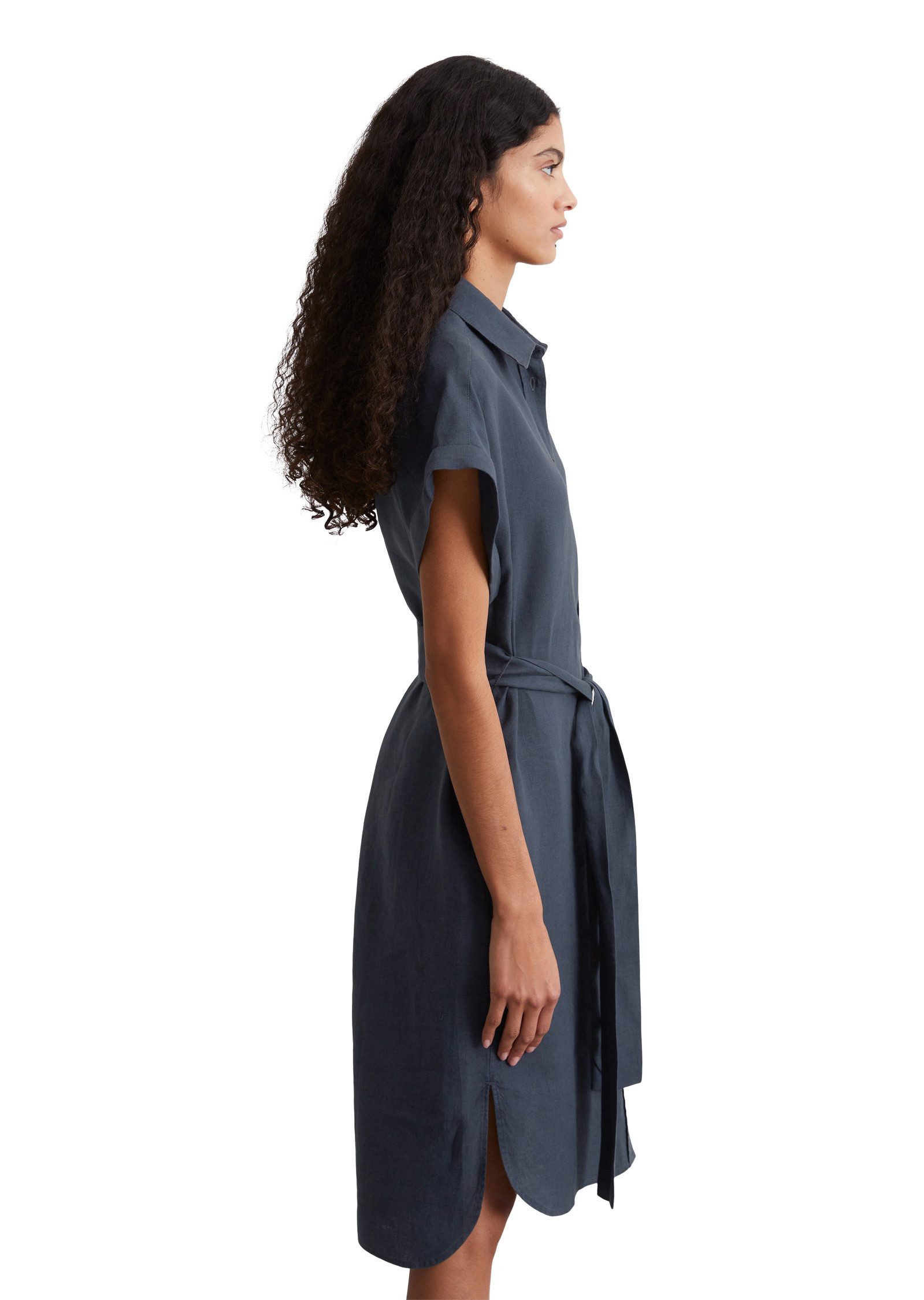 Marc O'Polo Midikleid mit Taillengürtel günstig online kaufen