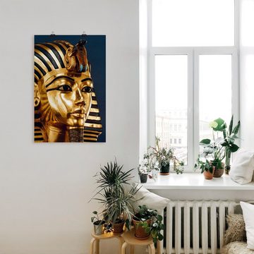 Artland Wandbild Grabmaske von König Tutanchamun, Menschen (1 St), als Alubild, Outdoorbild, Leinwandbild, Poster in verschied. Größen