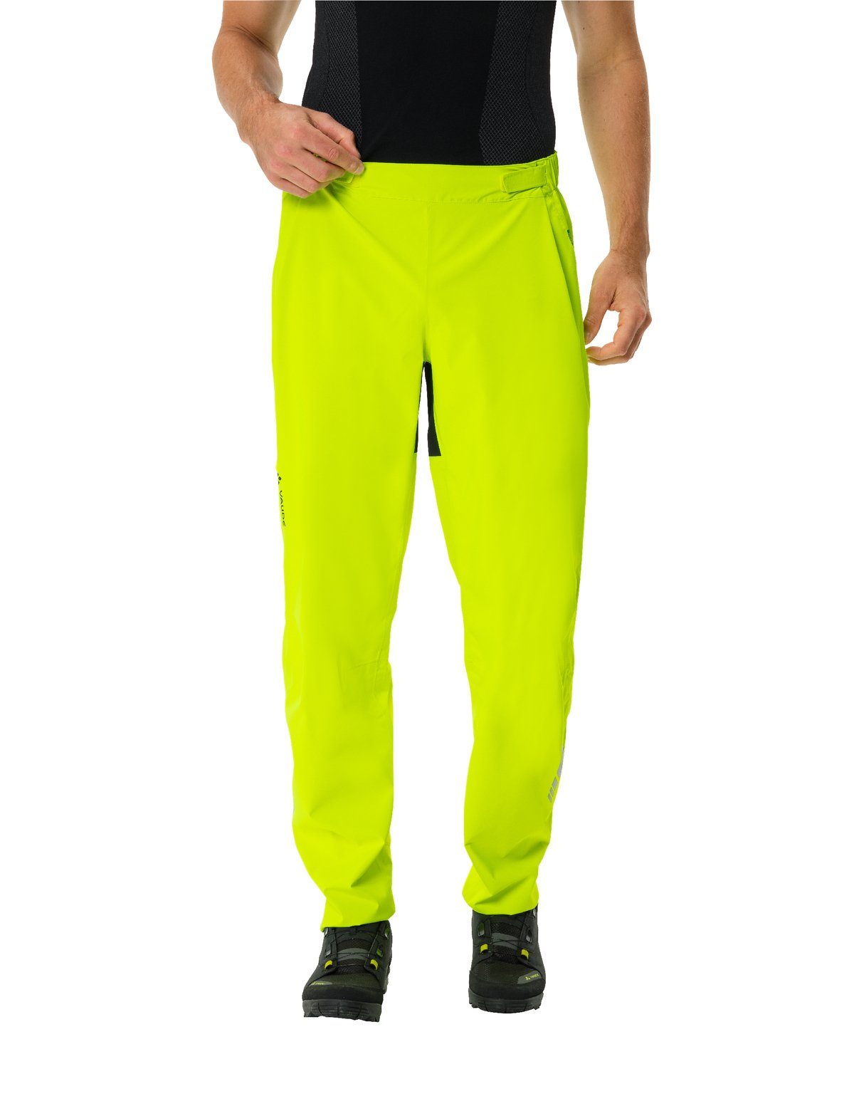 (1-tlg) yellow Rain Pants Knopf Grüner Moab neon Men's VAUDE Funktionshose