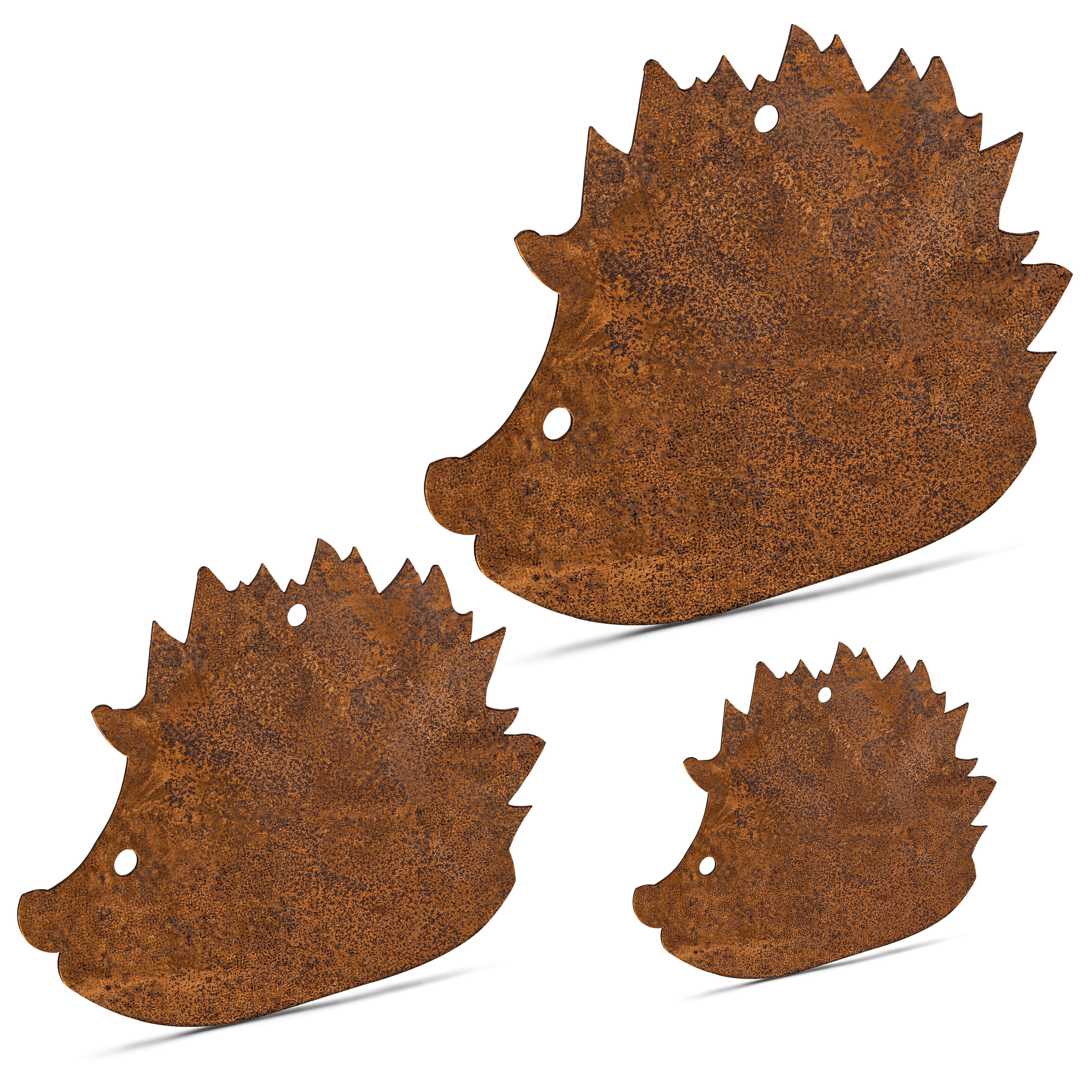 Rostikal Dekofigur Deko Set Igel Gartendeko günstig online kaufen