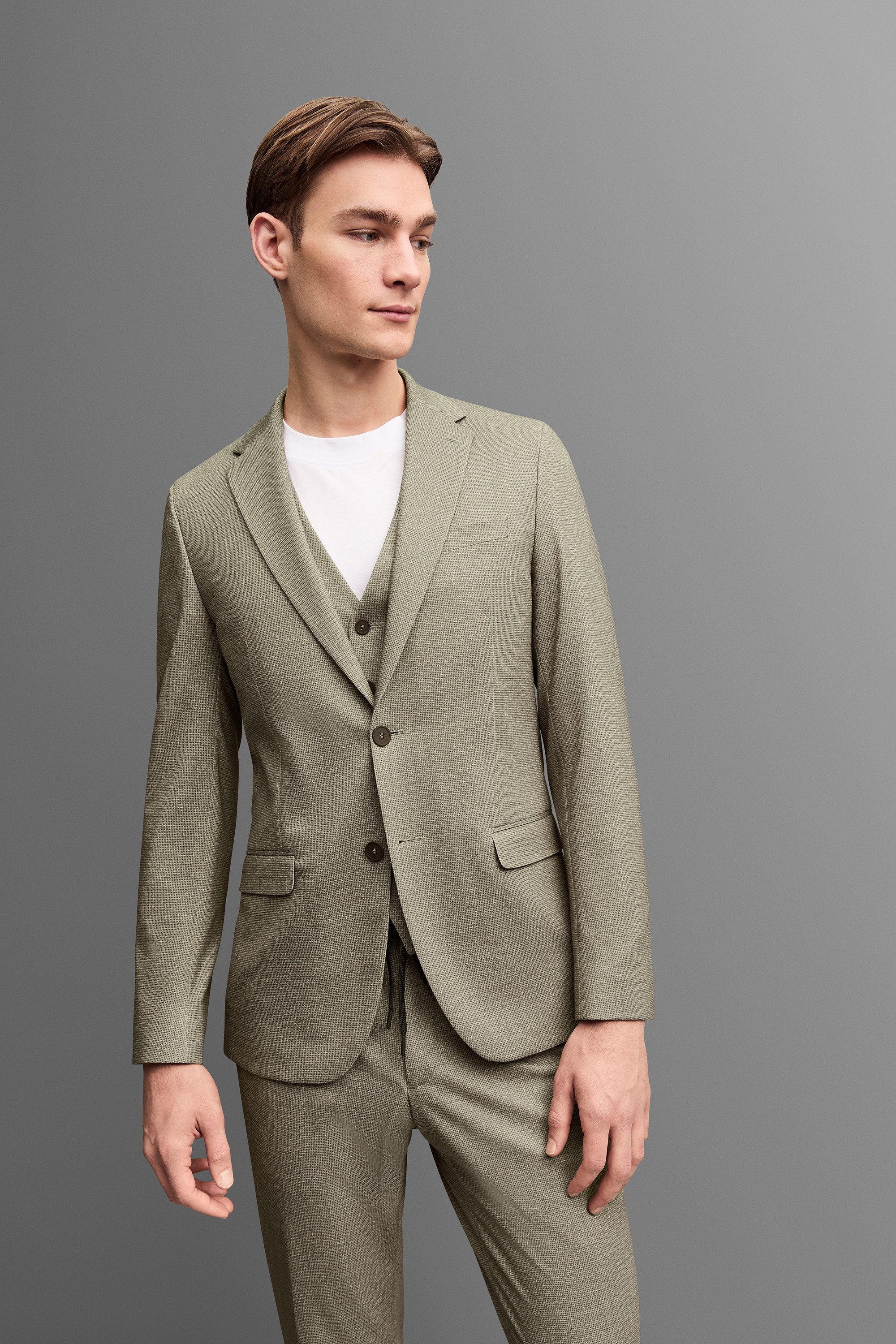 Digel Anzugsakko Anello-ST (1-tlg., Jersey) Touching Buttons