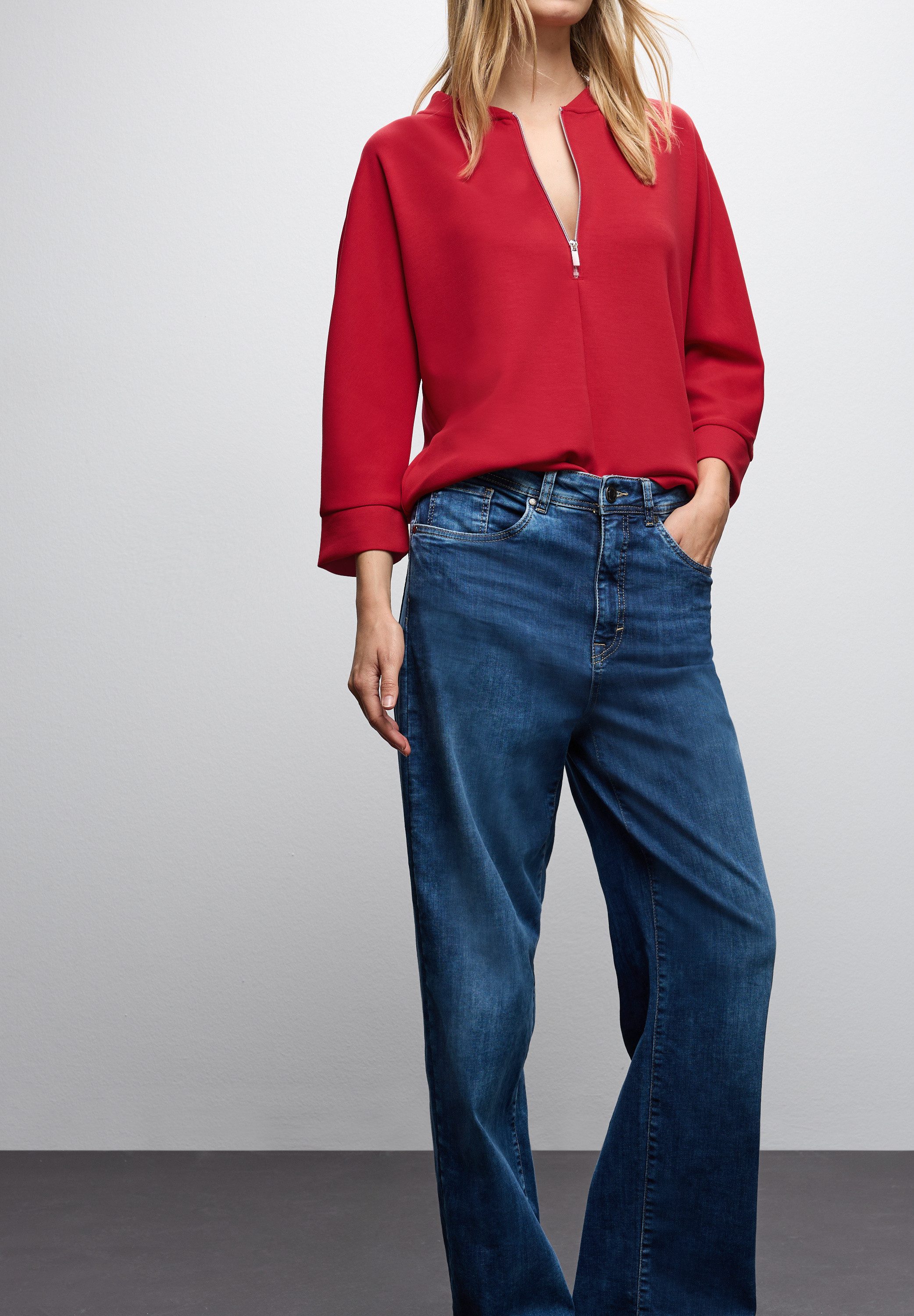 STREET ONE Sweatshirt mit Bündchen