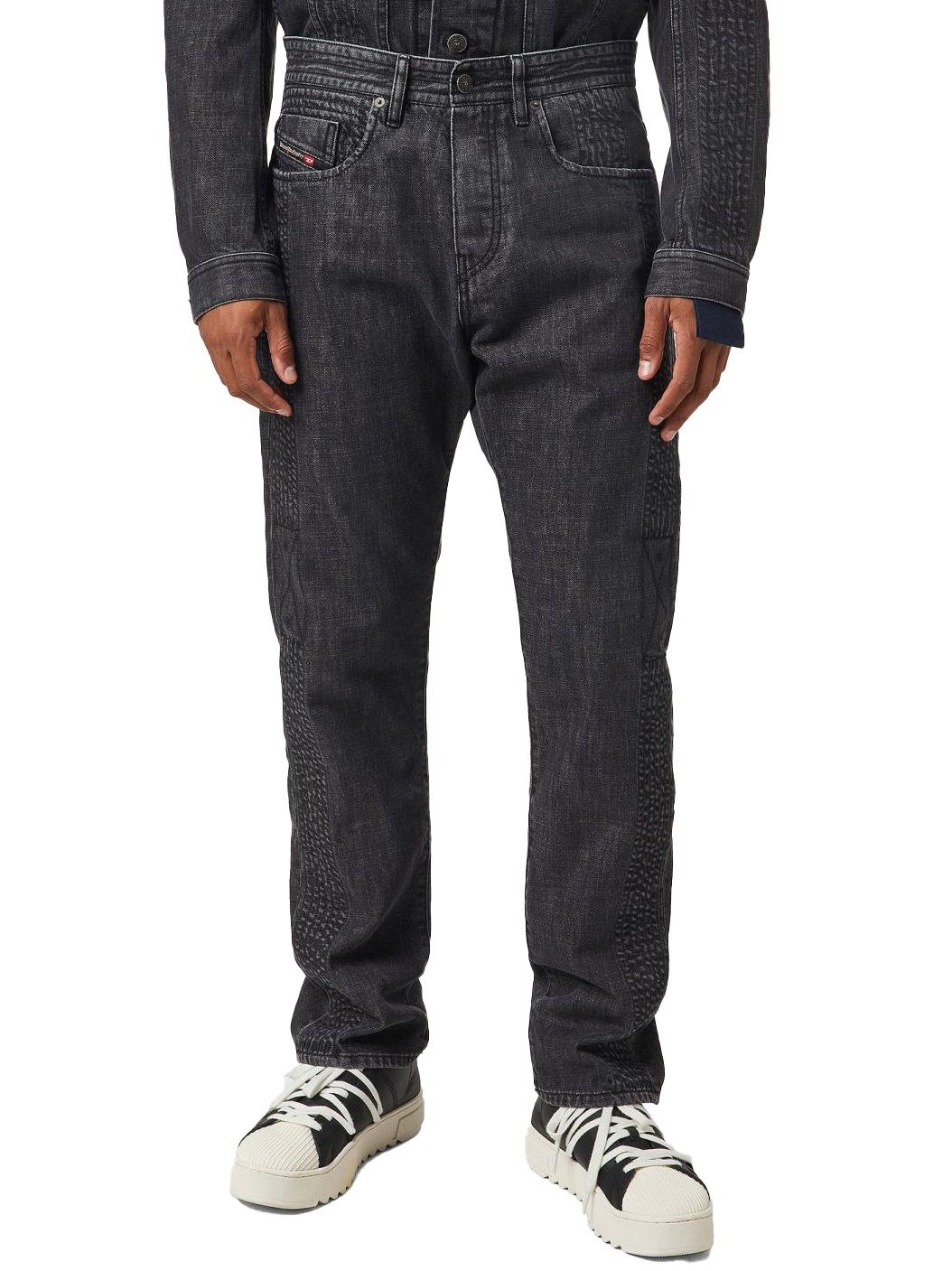 Diesel Straight-Jeans Regular Hose - D-Viker 0AFAF - Länge:30