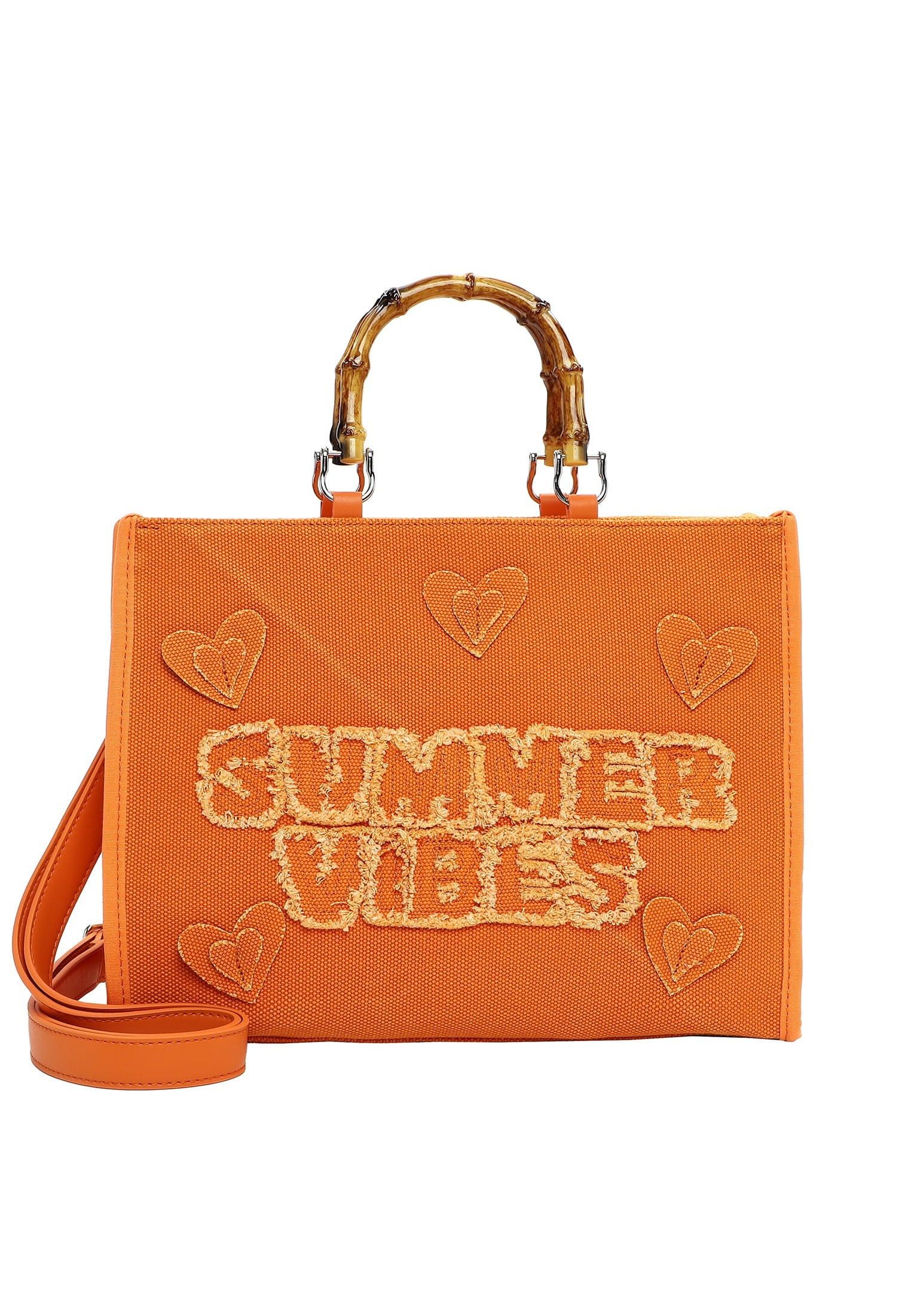 EMILY & NOAH Shopper E&N Joelle, Stickerei