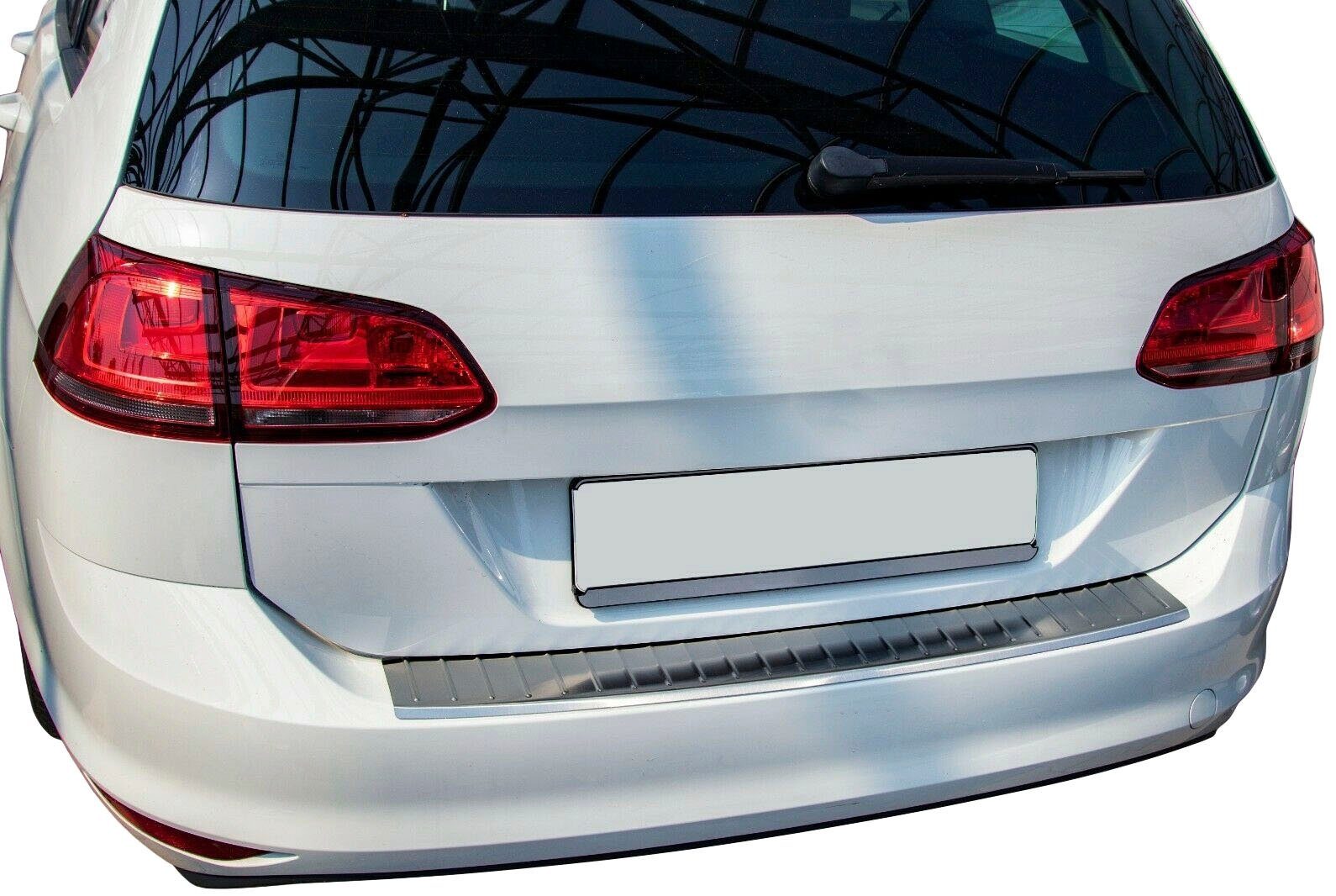 VW 7 GOLF Edelstahl 2013, matt für Zubehör Abkantung gebürstet, RECAMBO ab Ladekantenschutz, mit VARIANT,