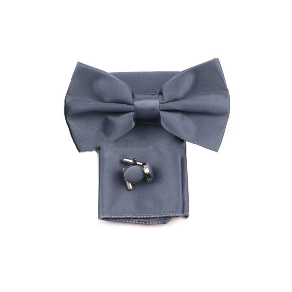 Coonoor Fliege Herren Mintgrün Set mit Einstecktuch & Manschettenknöpfen He günstig online kaufen