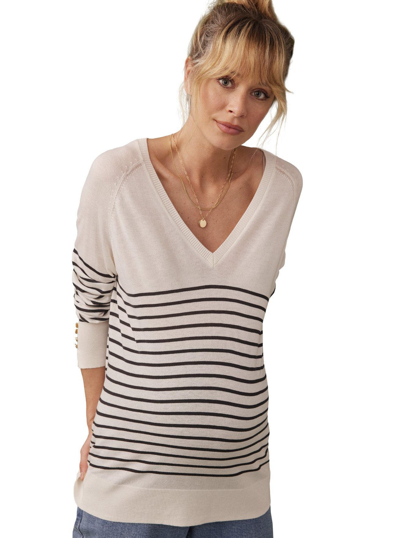 Pullunder Umstands-Pullover aus Feinstrick