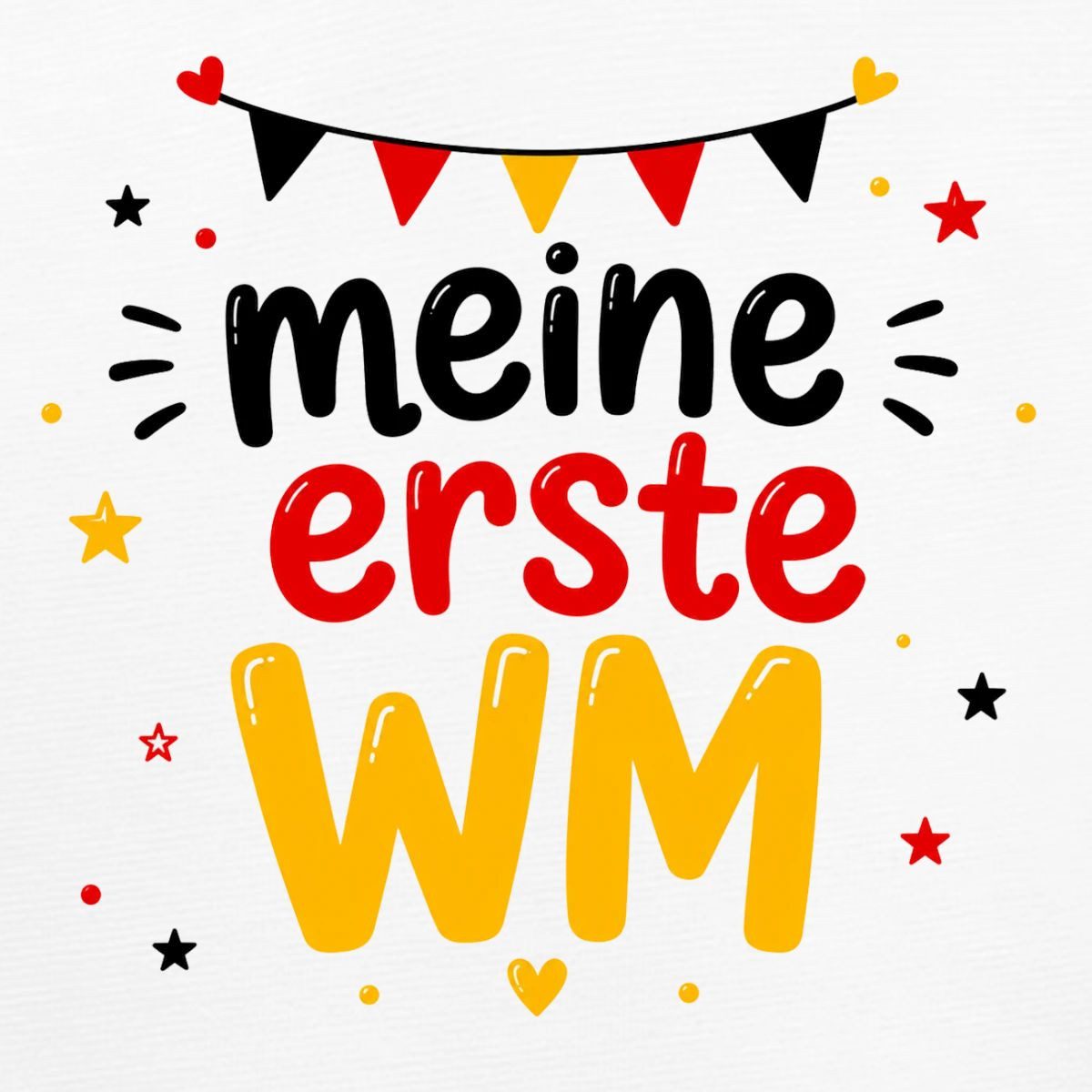 Spreadshirt Langarmbody Meine Erste WM Deutschland Fan Tages Baby Body Langarm (1-tlg)