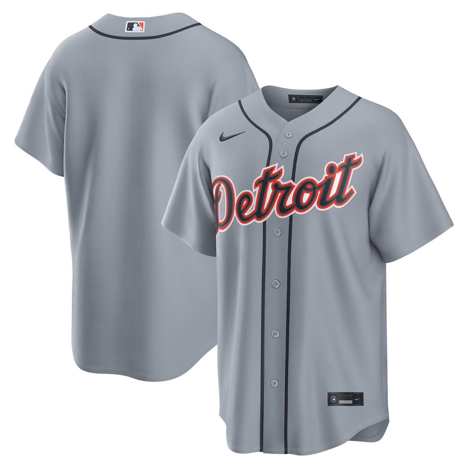 Nike Footballtrikot Nike Trikot Detroit Tigers Nike Replica Road Jersey