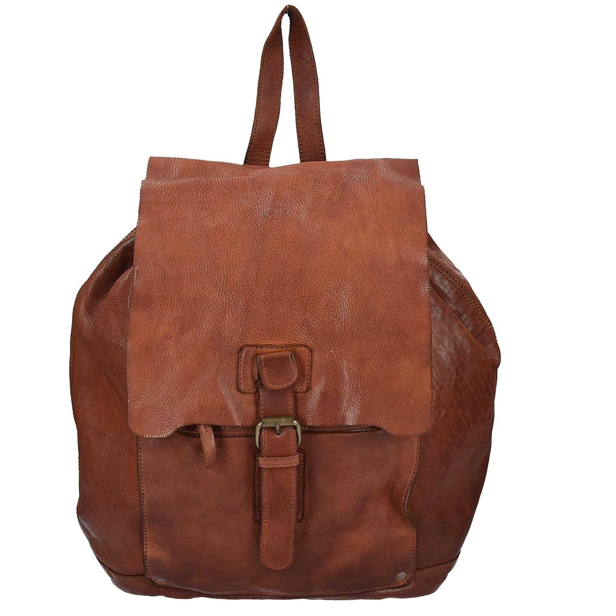 Harold's Rucksack Submarine, Leder cognac