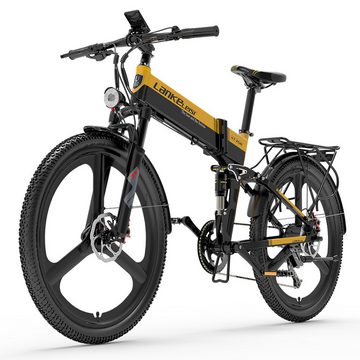 DOTMALL Dirt-Bike LANKELEISI E-Bike 26Zoll Faltbar 500W /48V/12.8AH Faltbares