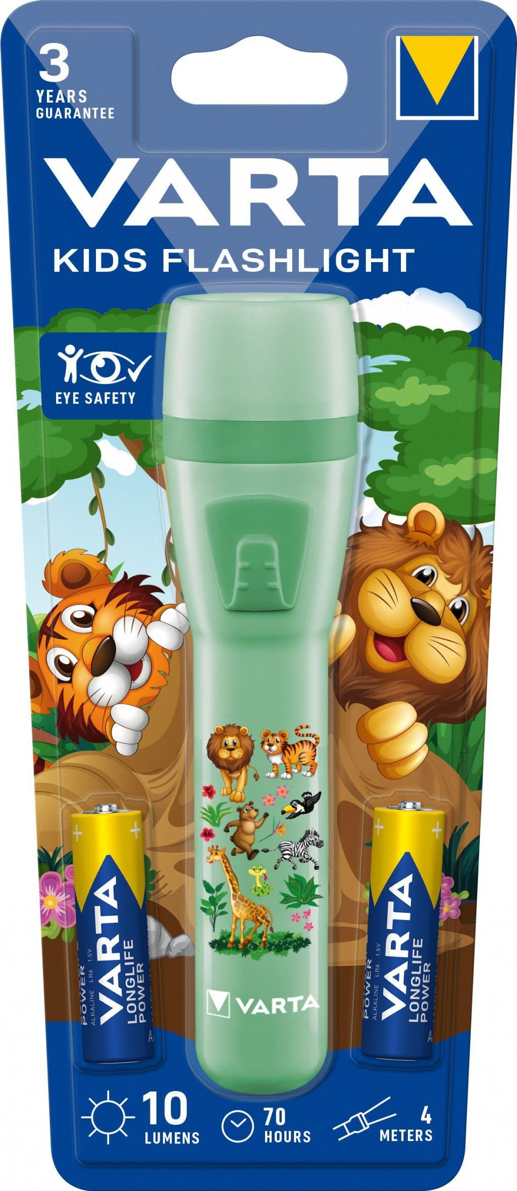 VARTA LED Taschenlampe Taschenlampe LED Kids Flashlight grün Dschungel Desi günstig online kaufen