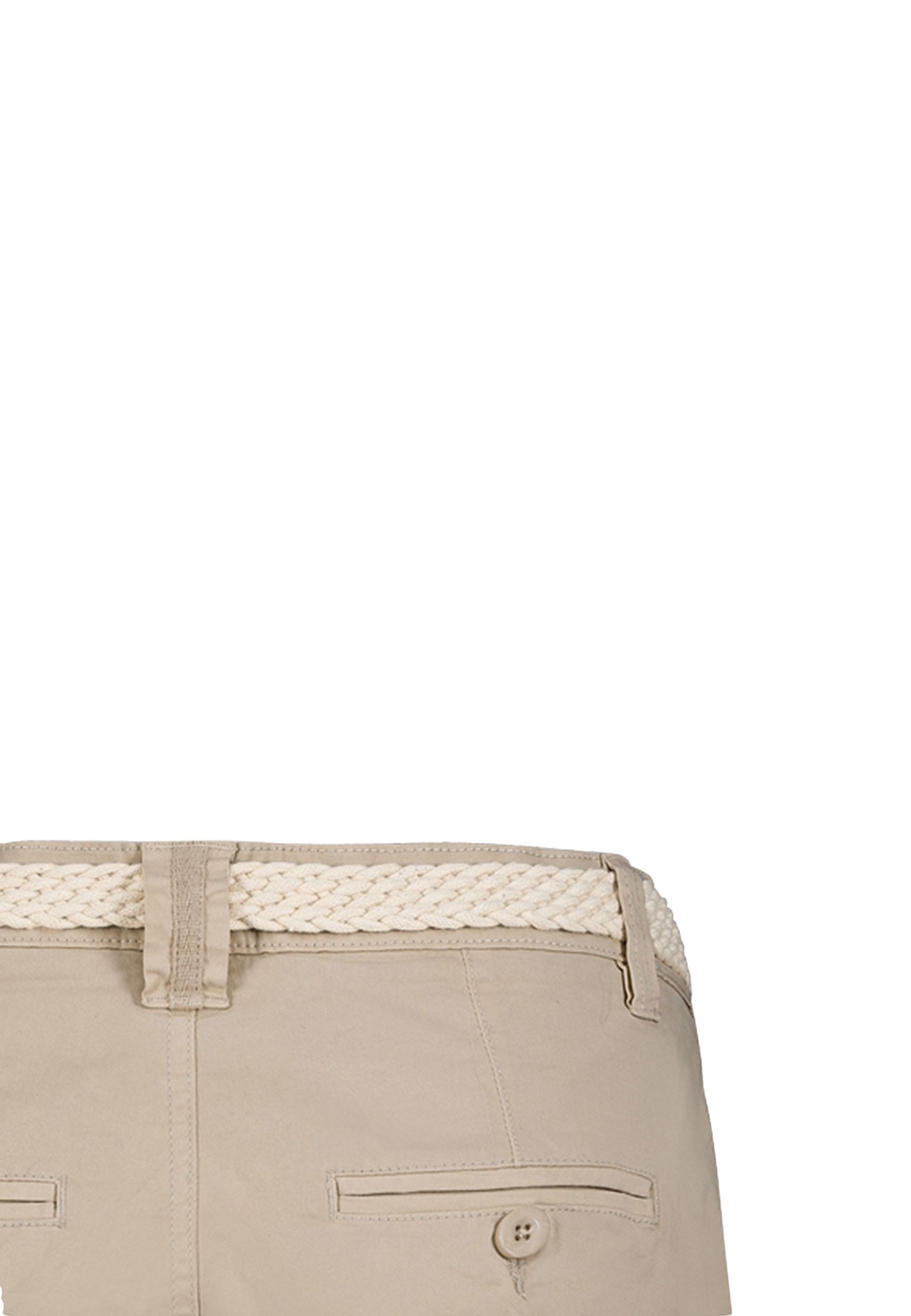 SUBLEVEL Shorts Gestreift Freizeitshorts mit elastischem Bund für Damen Baumwolle Regular Fit unifarben atmungsaktiv Reißverschluss