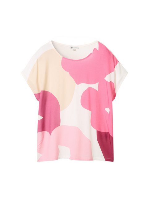 TOM TAILOR T-Shirt T-shirt fabric mix günstig online kaufen