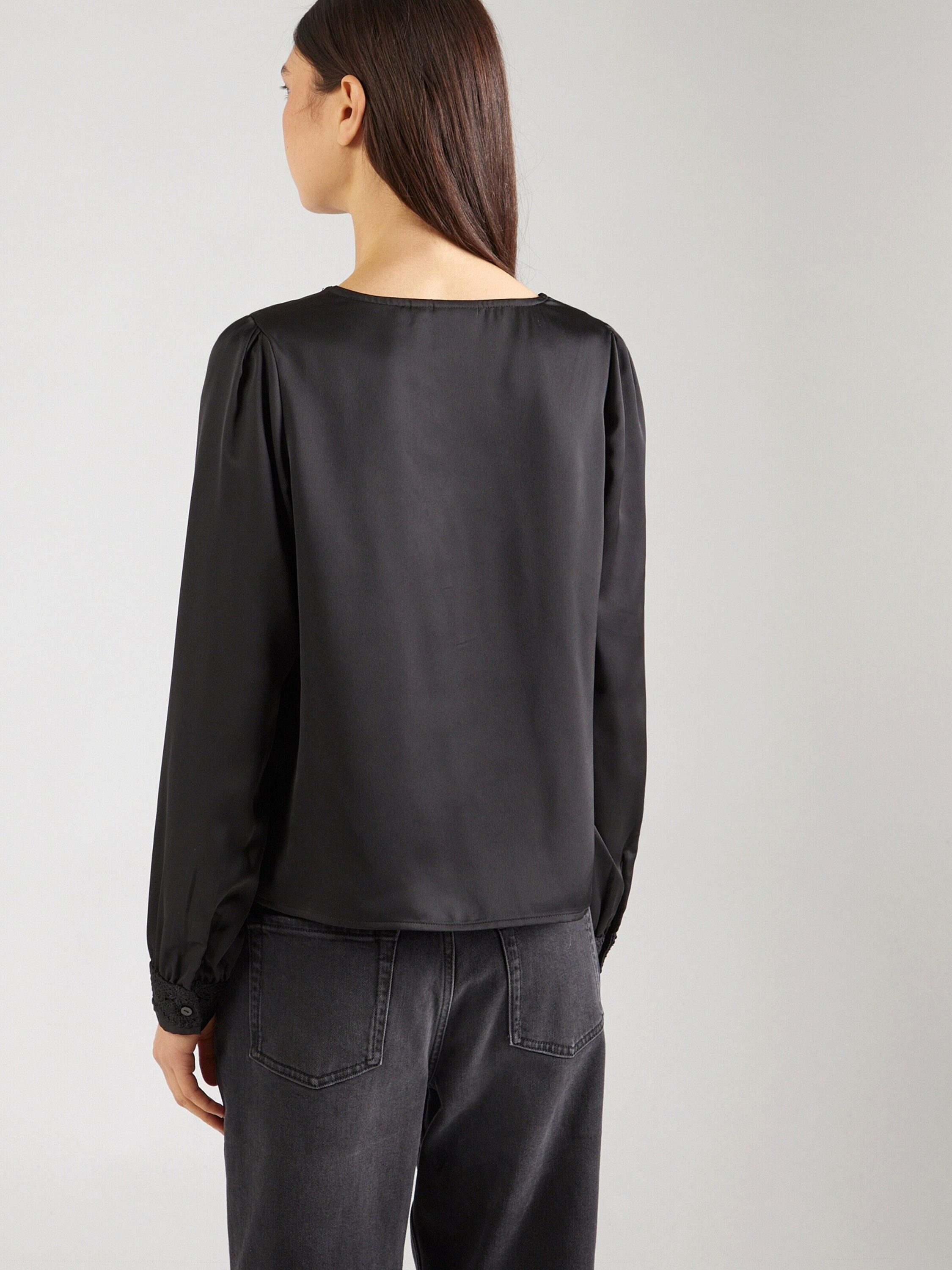 Vila Langarmbluse (1-tlg) Drapiert/gerafft günstig online kaufen