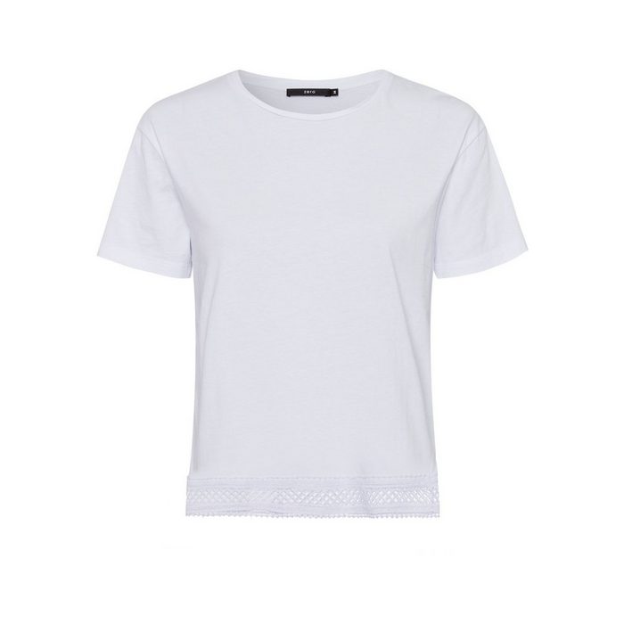 Zero T-Shirt aus Organic Cotton Spitze