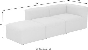 Max Winzer® 2-Sitzer Lena, Spar-Set 3 Teile, Sofa-Set 06 aus 3 Sitz-Elementen, individuell kombinierbar