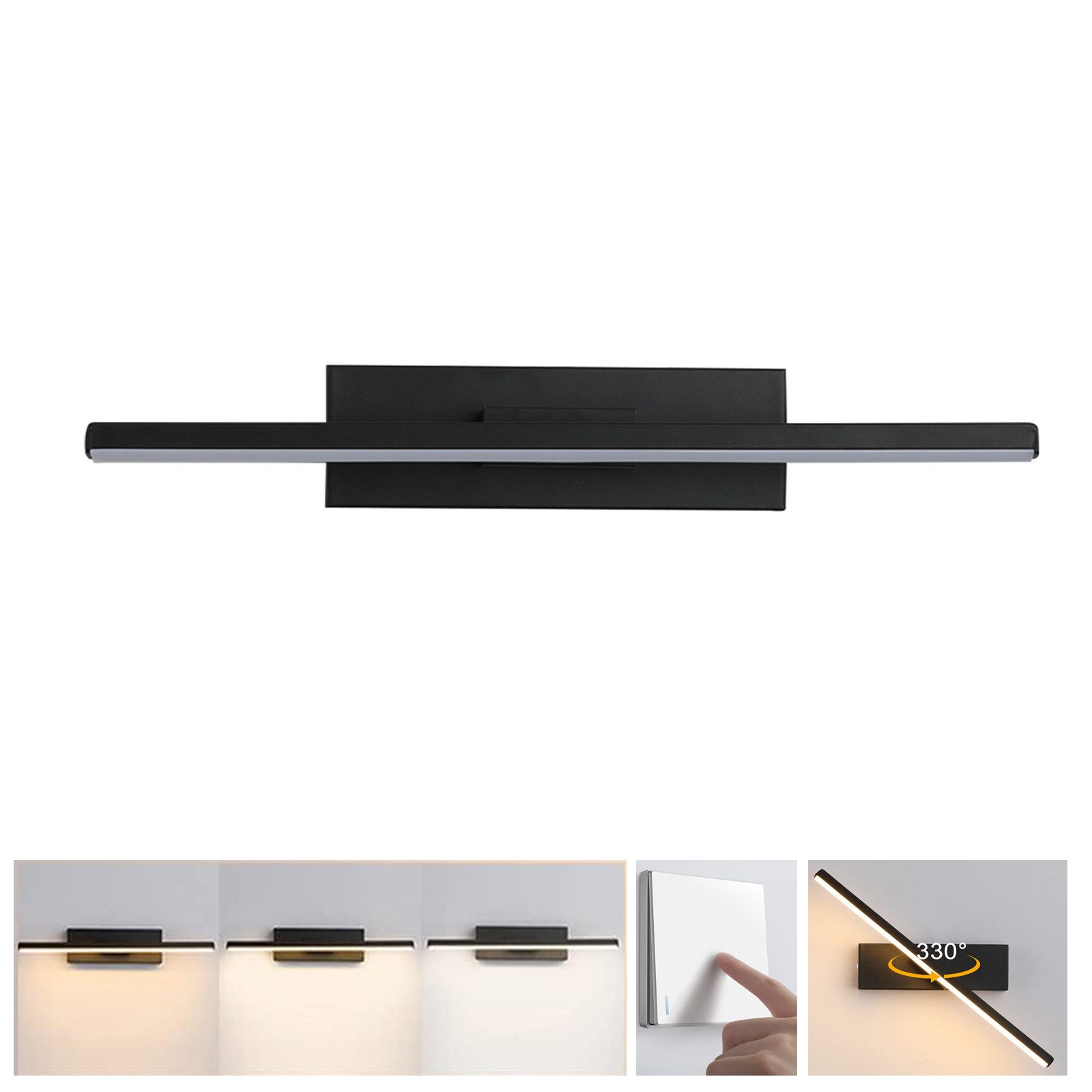 MUPOO LED Wandleuchte Innen,Modern Wandlampe 6-10 W, Wandbeleuchtung 600-10 günstig online kaufen