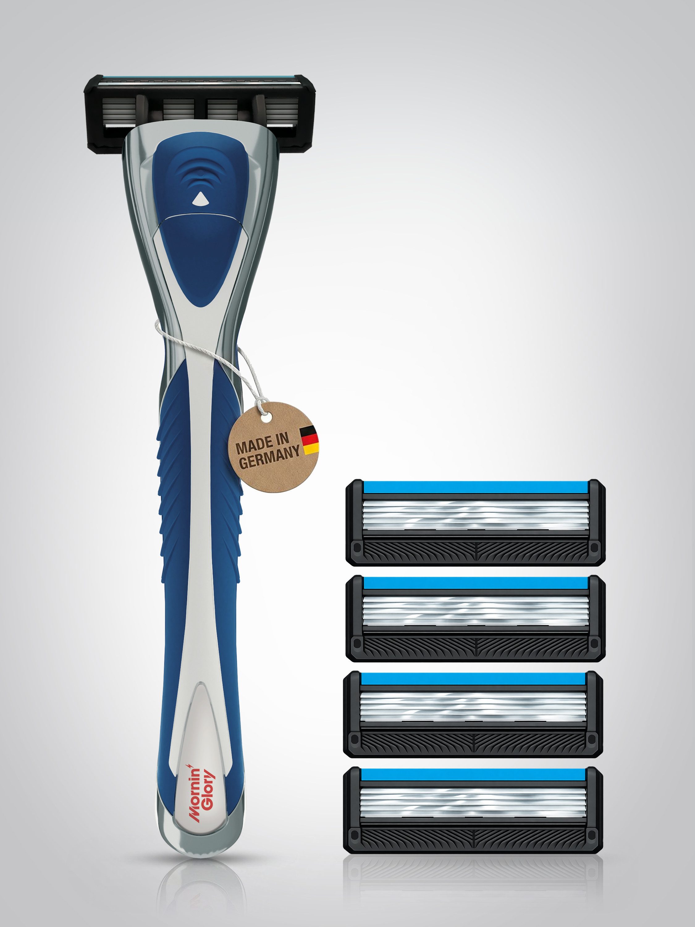 Mornin`Glory Rasierset Alpha Starter Kit mit 5-Klingen-System, 4-tlg.