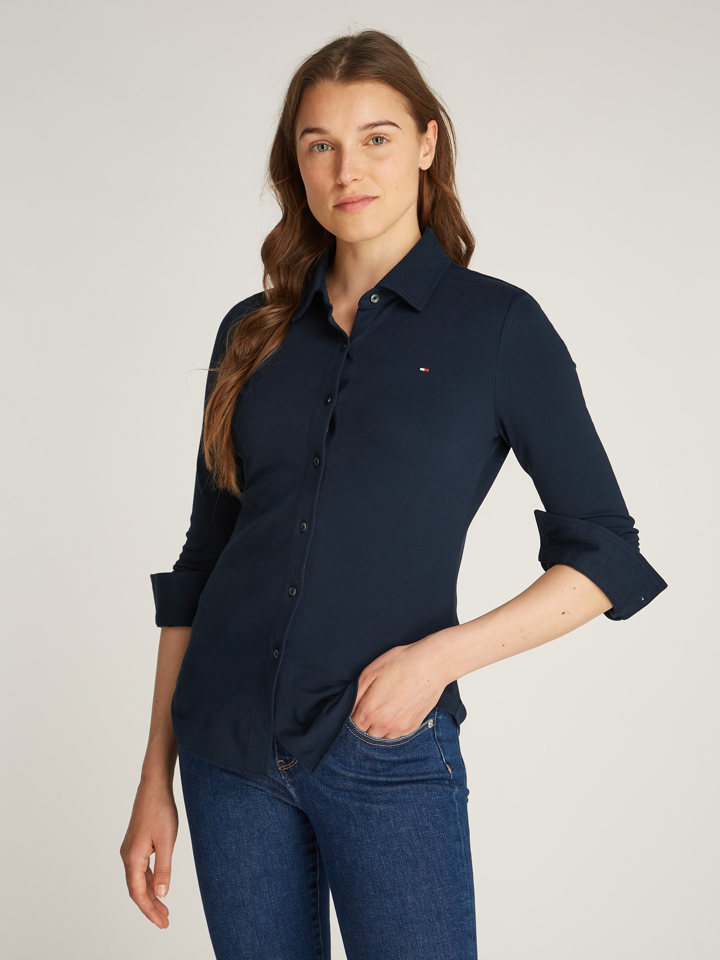 Tommy Hilfiger Poloshirt 1985 SLIM PIQUE günstig online kaufen