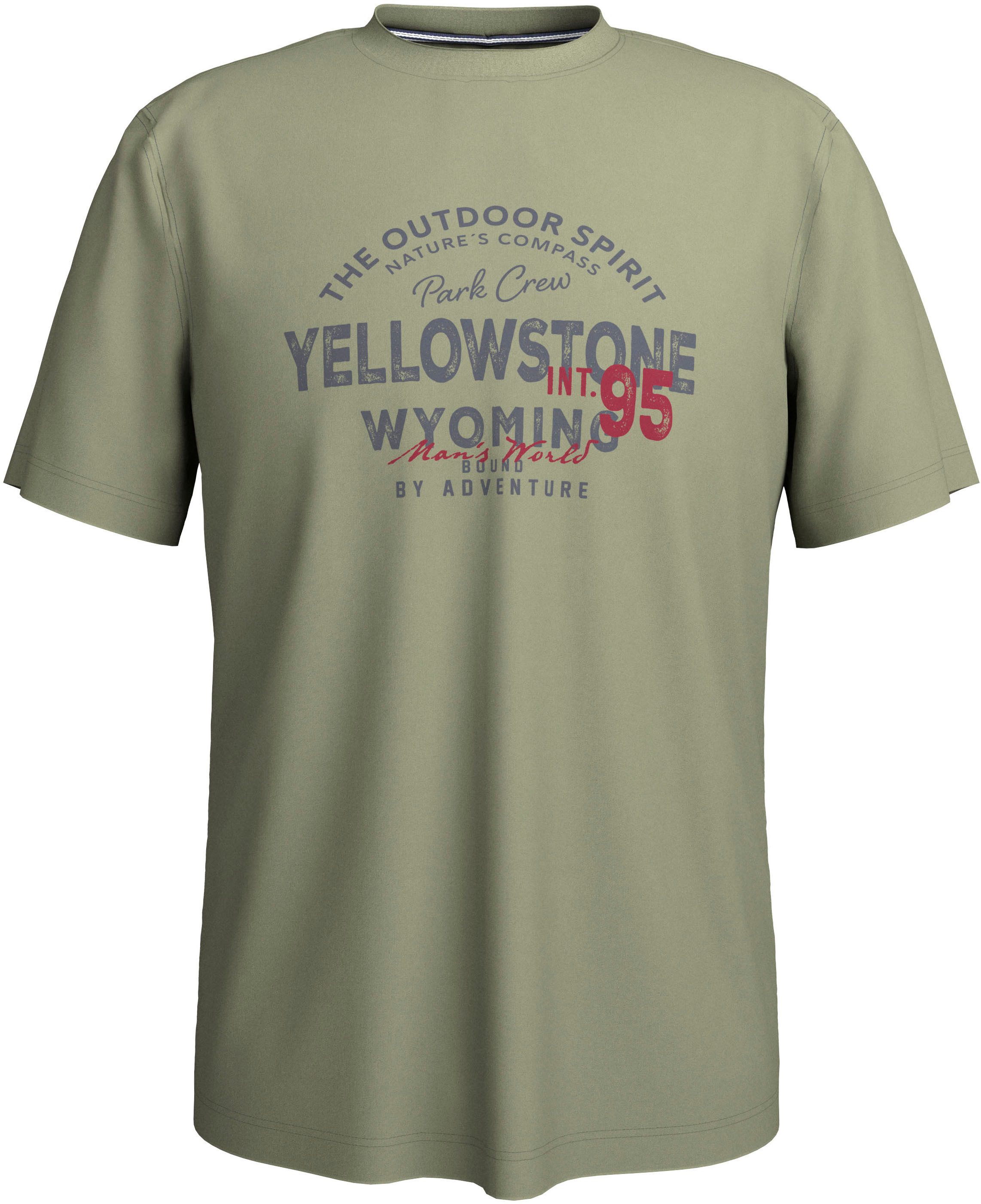 Man's World Rundhalsshirt Neue Kollektion! mit günstig online kaufen