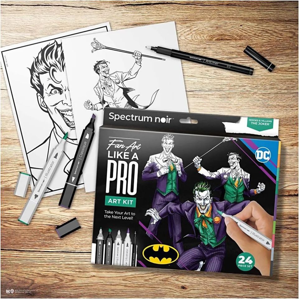 creativ company Kreativset Spectrum Noir Kreativ Set Illustration, 24-tlg.