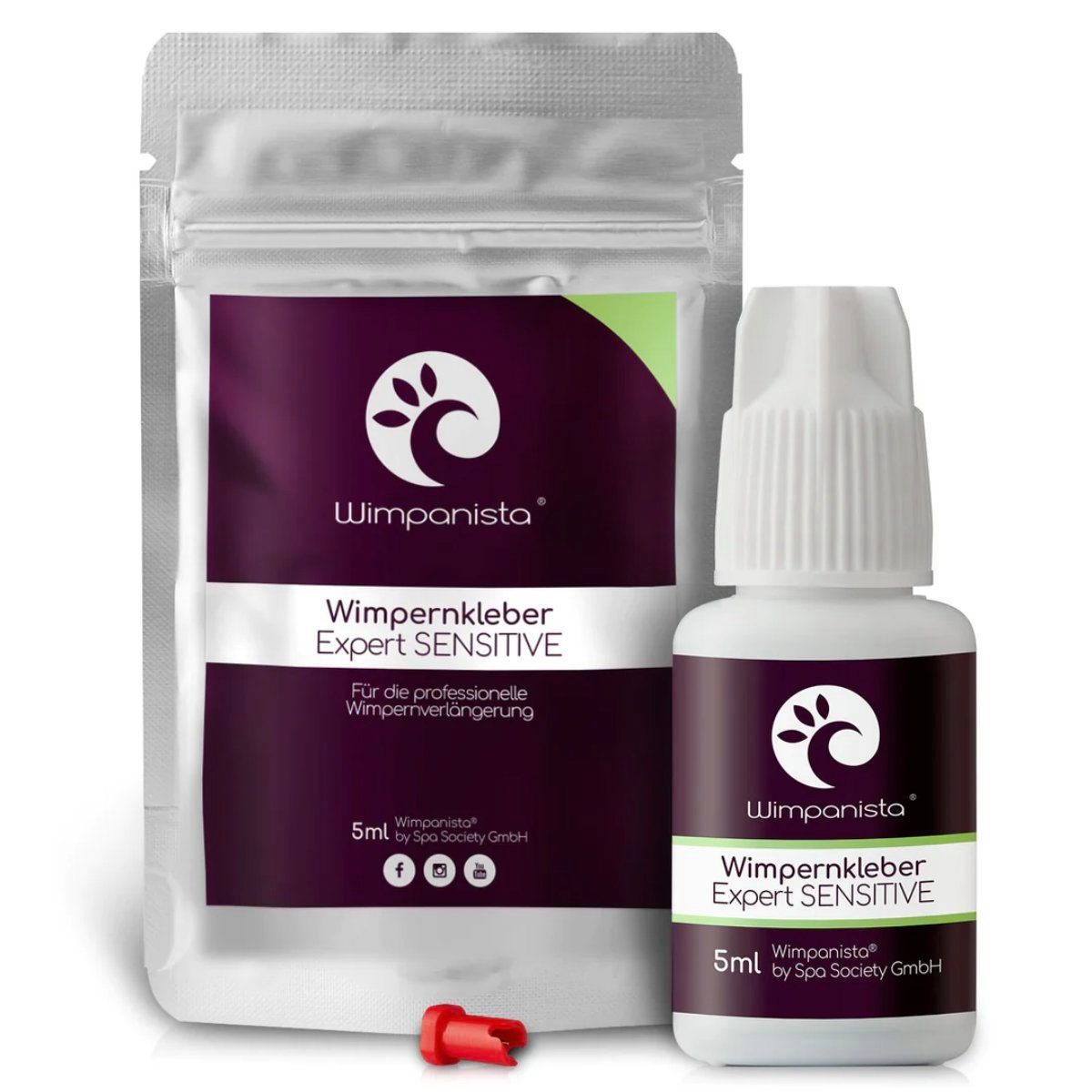 Wimpanista Wimpernkleber Expert SENSITIVE. Trocknungszeit 3-4 Sek., für die professionelle Wimpernverlängerung