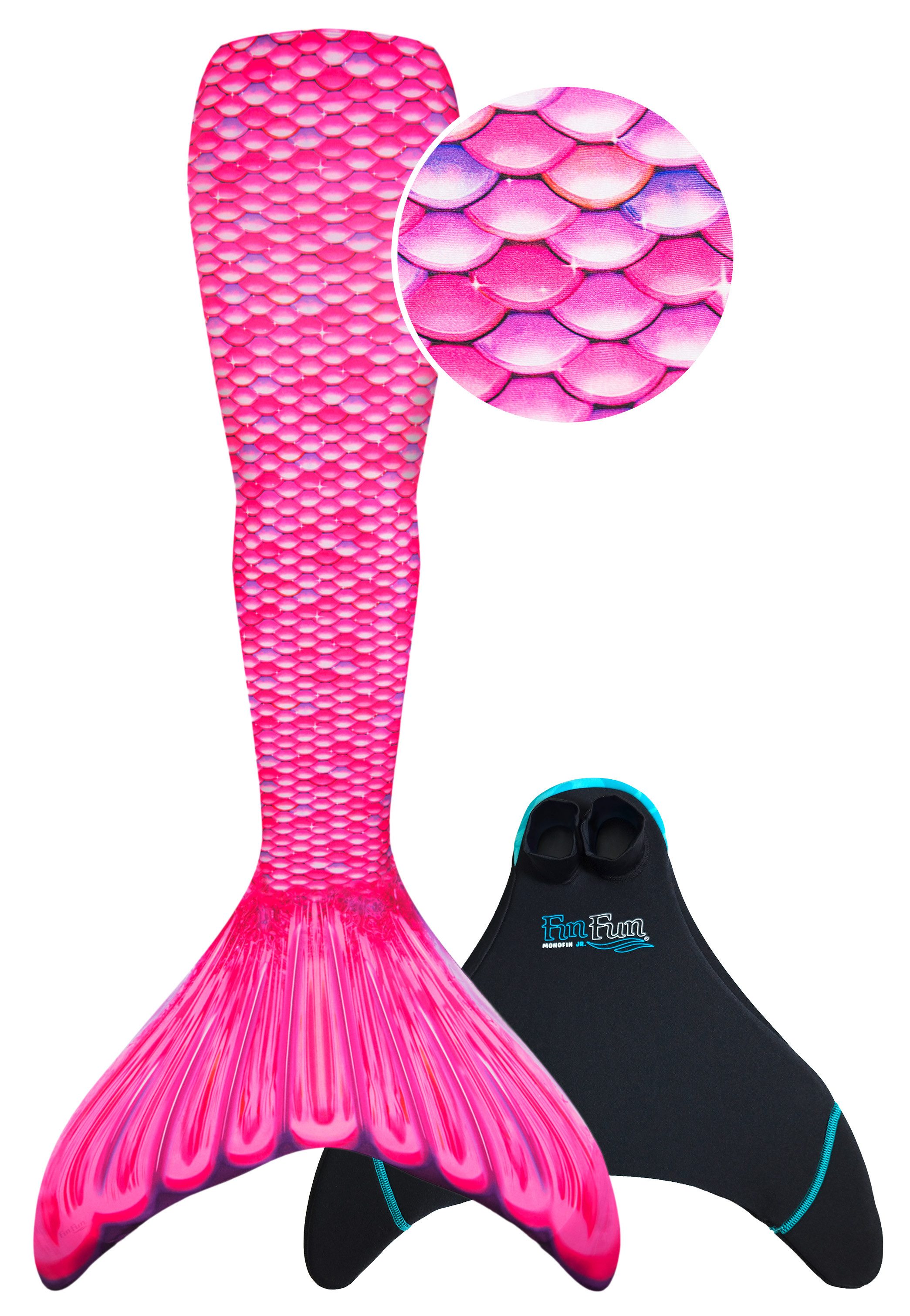 Fin Fun Monoflosse Fin Fun Meerjungfrauenflosse in Kinder Größen - Malibu Pink