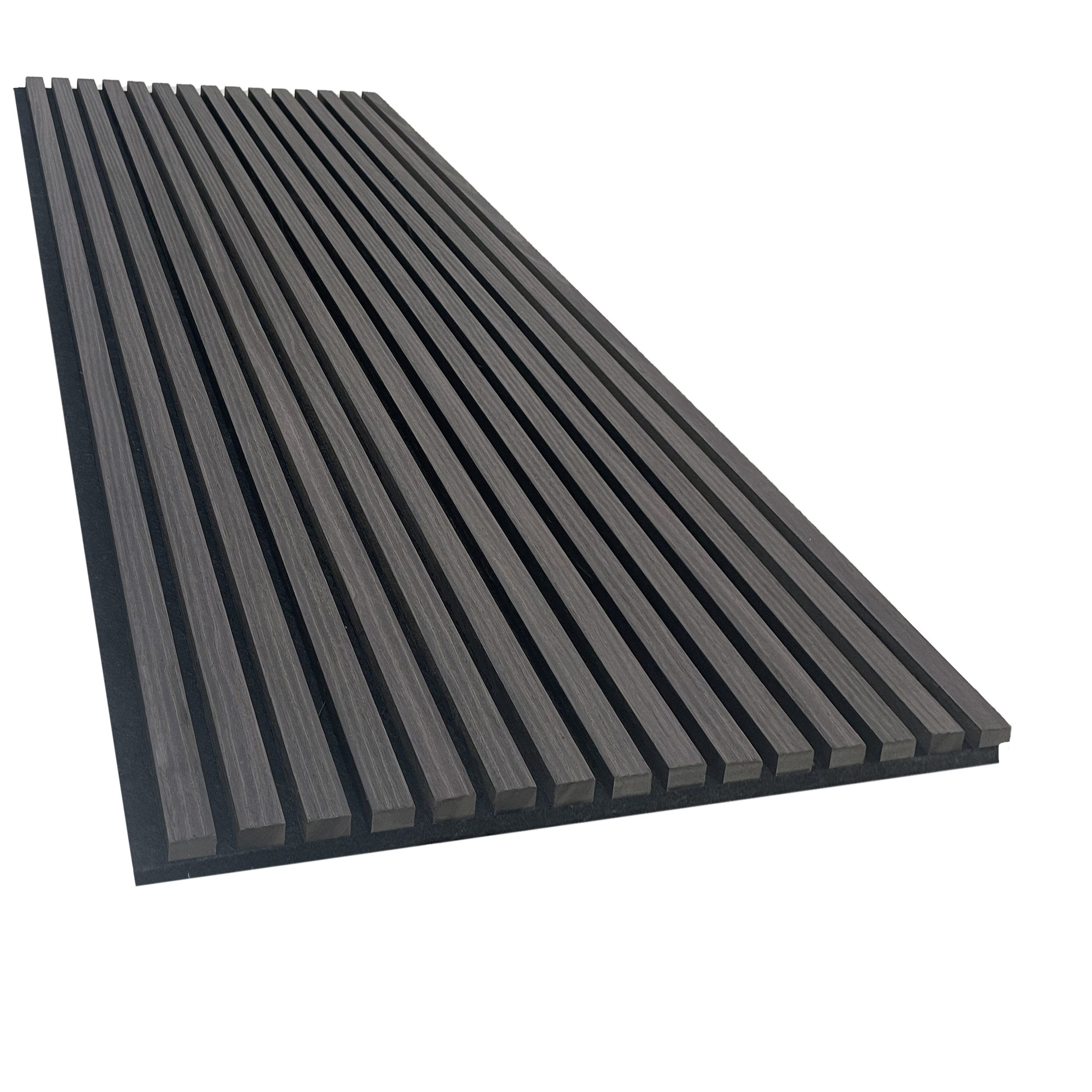 tktrading24 Wandpaneel Akustikpaneel mit Holzfurnier Wandpaneele in Black Nior mit PET-Filz, BxL: 60x270 cm, (1-tlg)