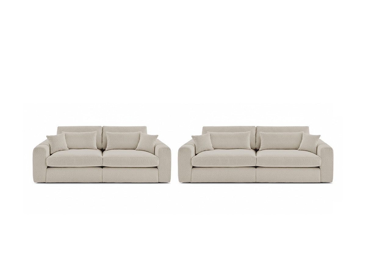 Bobochic Paris Sofa Belmont, Set 2 Teile, 5-Sitzer