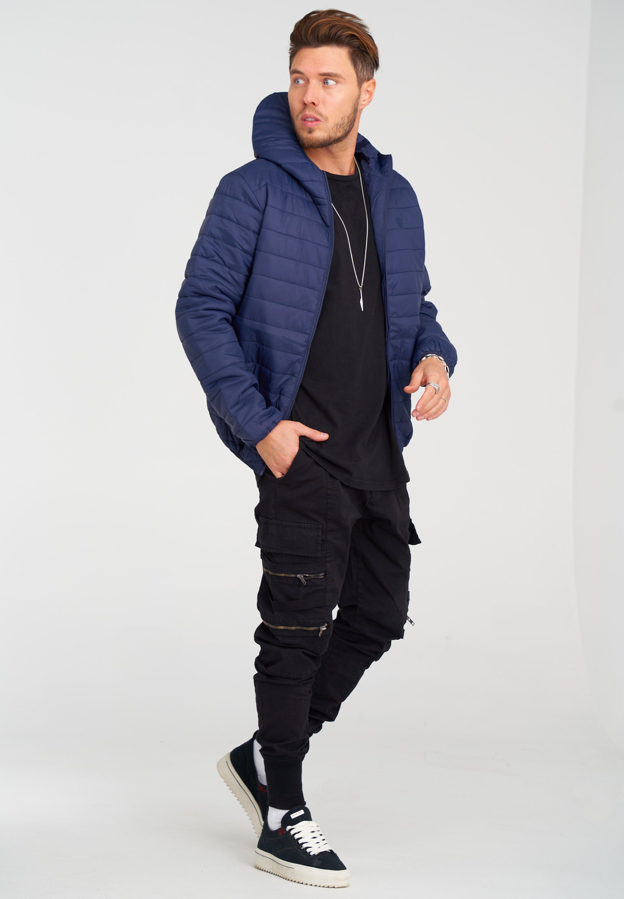 behype Steppjacke "JANNOS", mit wärmender Kapuze günstig online kaufen