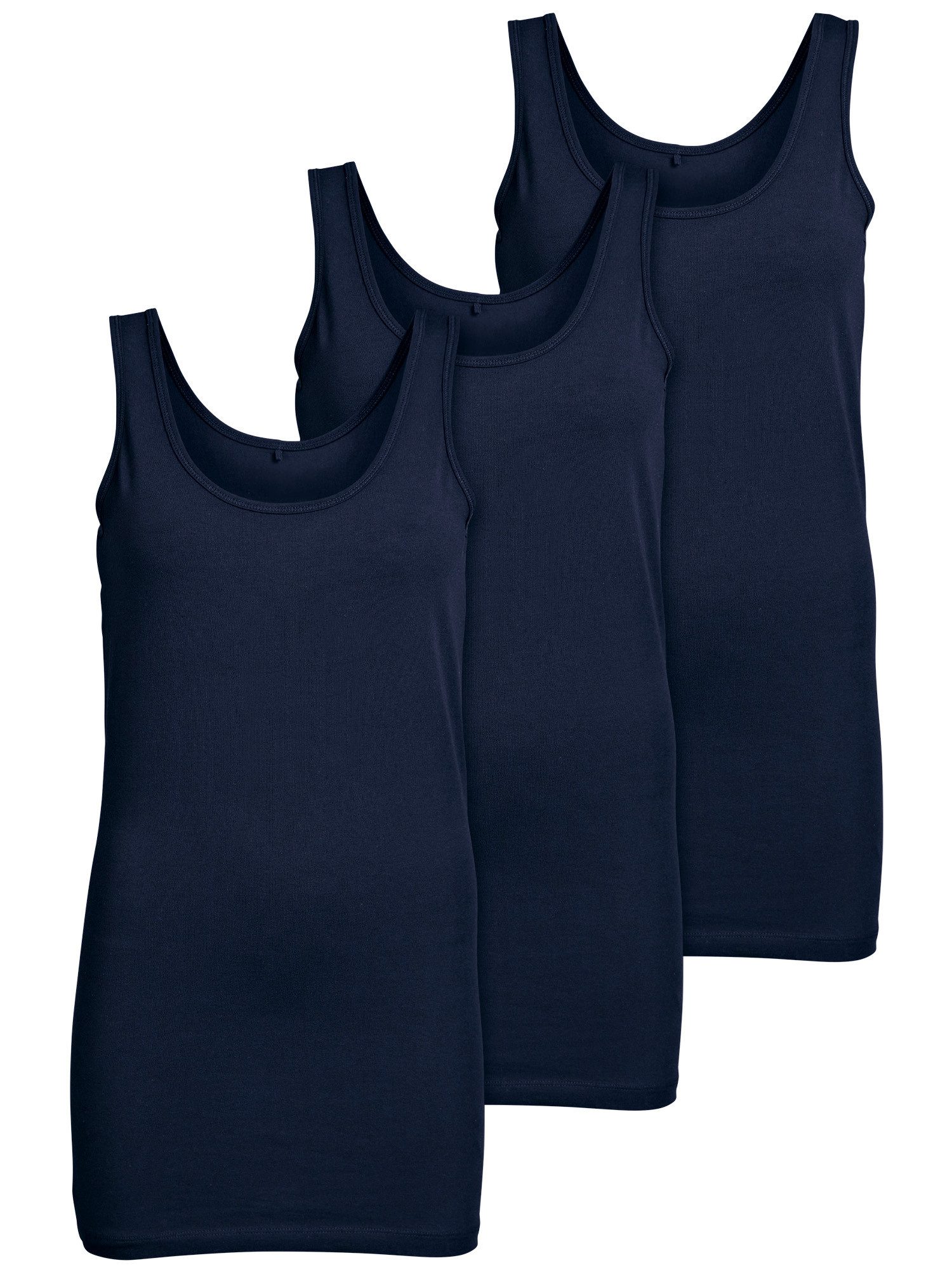 ONLY Tanktop Live Love (3-tlg) Lange günstig online kaufen