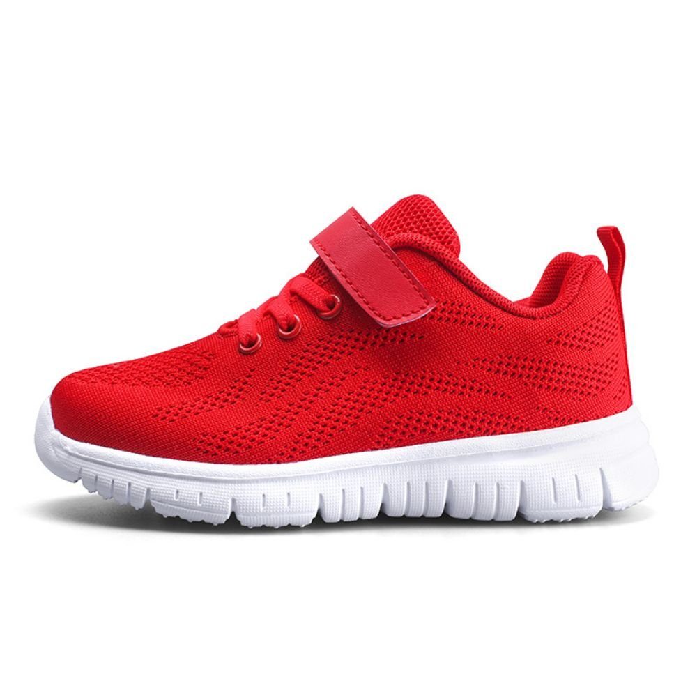 HUSKSWARE Sneaker (Freizeitschuhe für Kinder, atmungsaktiv, rutschfest) Leichte und atmungsaktive Laufschuhe, Outdoor-Fitnessschuhe, Unisex-Kinder-Sneaker Rot