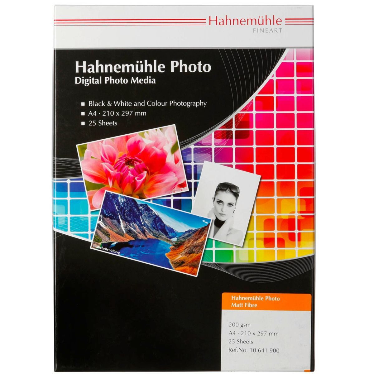 Hahnemühle Druckerpapier Photo Matt Fibre A 4 warmweiß 200 g 25 Blatt
