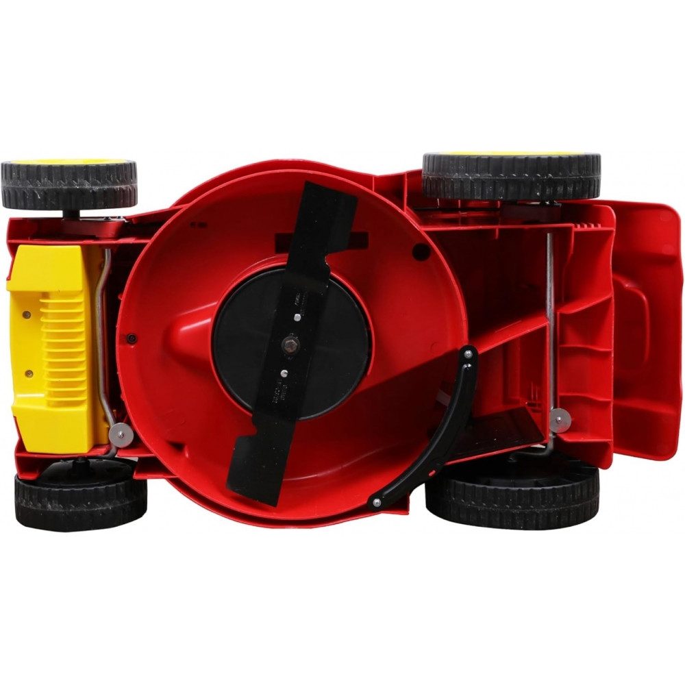 WOLF-Garten Elektrorasenmäher A 370 E - Schubrasenmäher - rot/gelb, 38 cm Schnittbreite