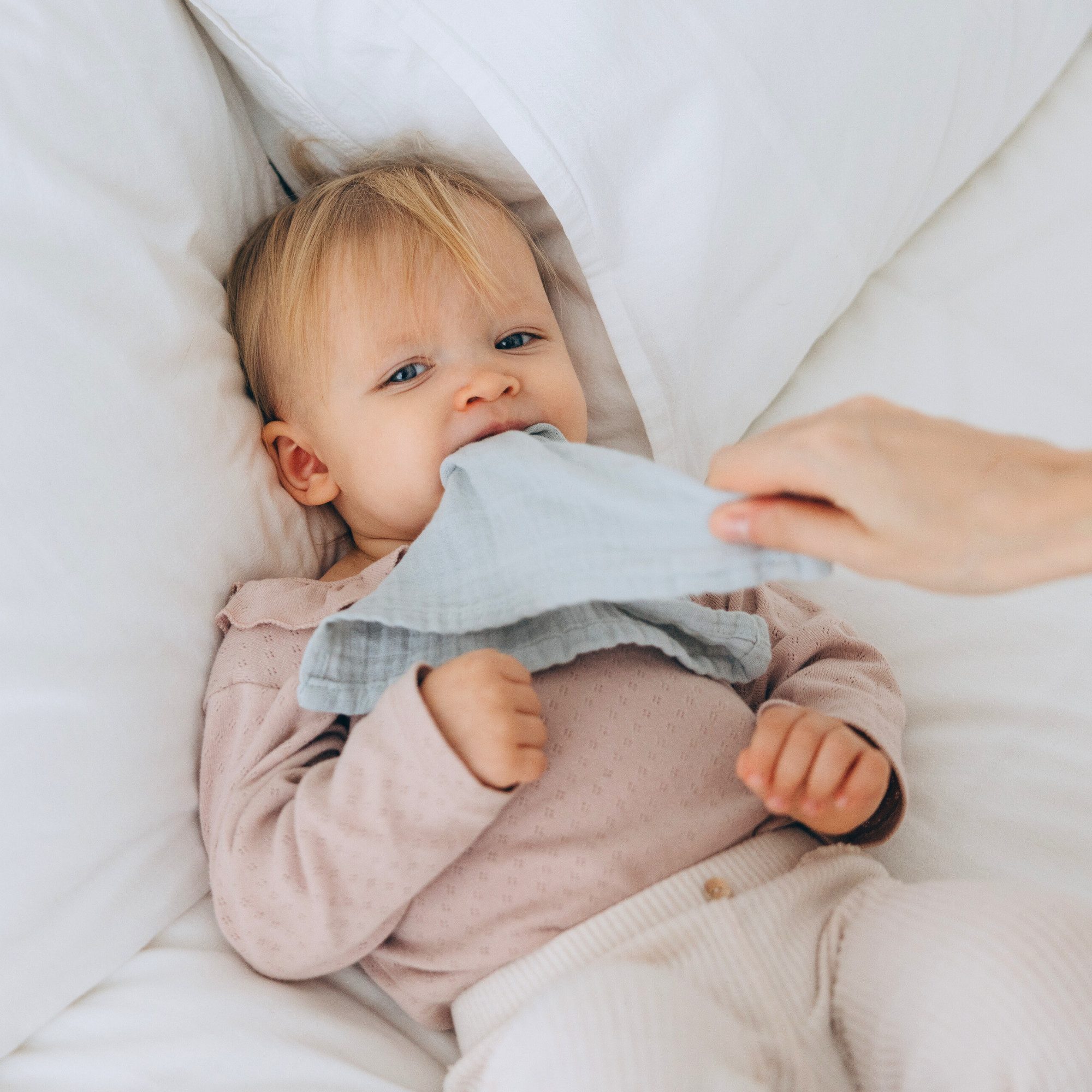 furora BABY Spucktuch Baby Mulltücher Sets (Bio-Musselin: super soft) 80x80cm oder 25x25cm, Sehr weich