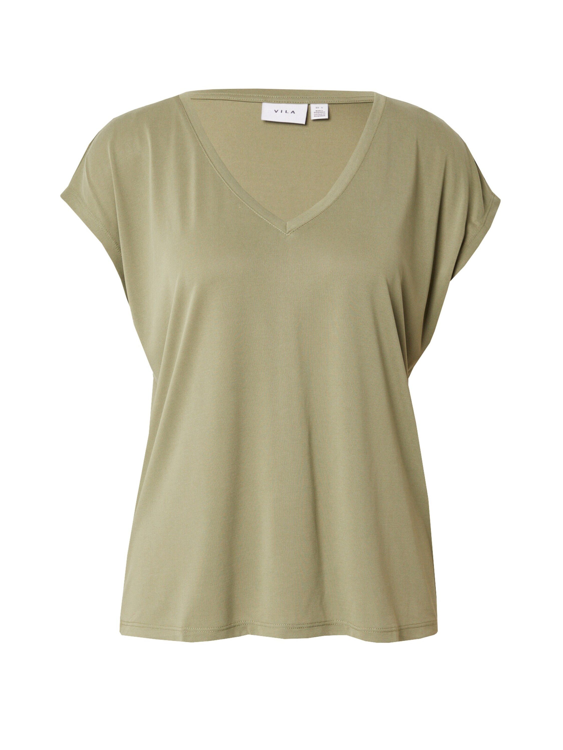 Vila T-Shirt T-Shirt Basic V-Neck Oberteil günstig online kaufen