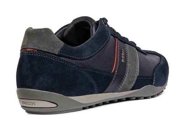 Geox U WELLS C Sneaker Casual Schuh, Schnürschuh mit Logoverzierung günstig online kaufen