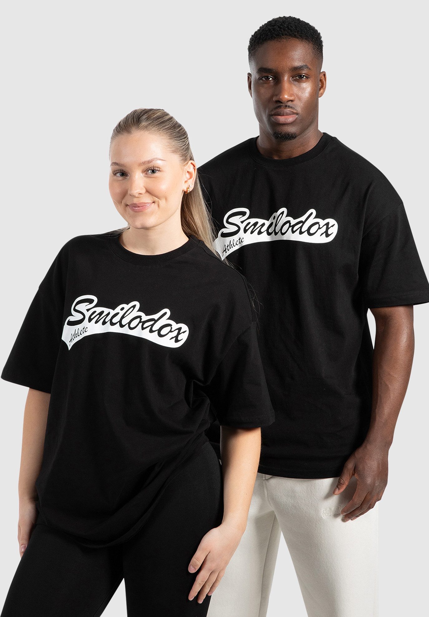 Smilodox T-Shirt Macey Unisex, Oversize Shirt mit Rundhals & Print auf der günstig online kaufen