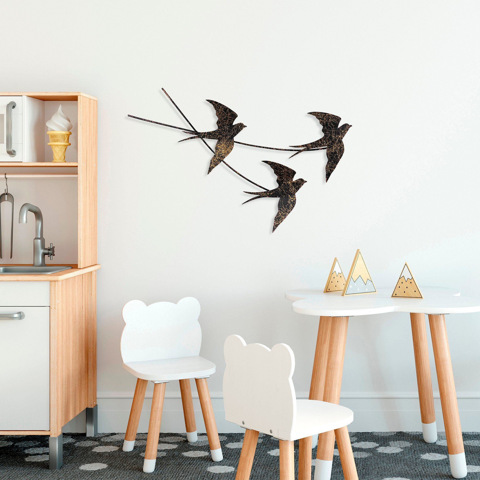 Wallity Wanddekoobjekt 100% METAL (Thickness: 1,5 mm), 42 x 70 cm U1222