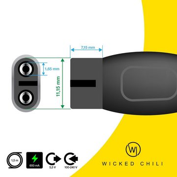 Wicked Chili Ladekabel für Fenstersauger WV6 WV5 WV2 WV50 WV71 Netzteil (Adapter für WV2, WV1, WV71, WV50. WV6, WV5, WV4, KWI-1, WV70, WV52)