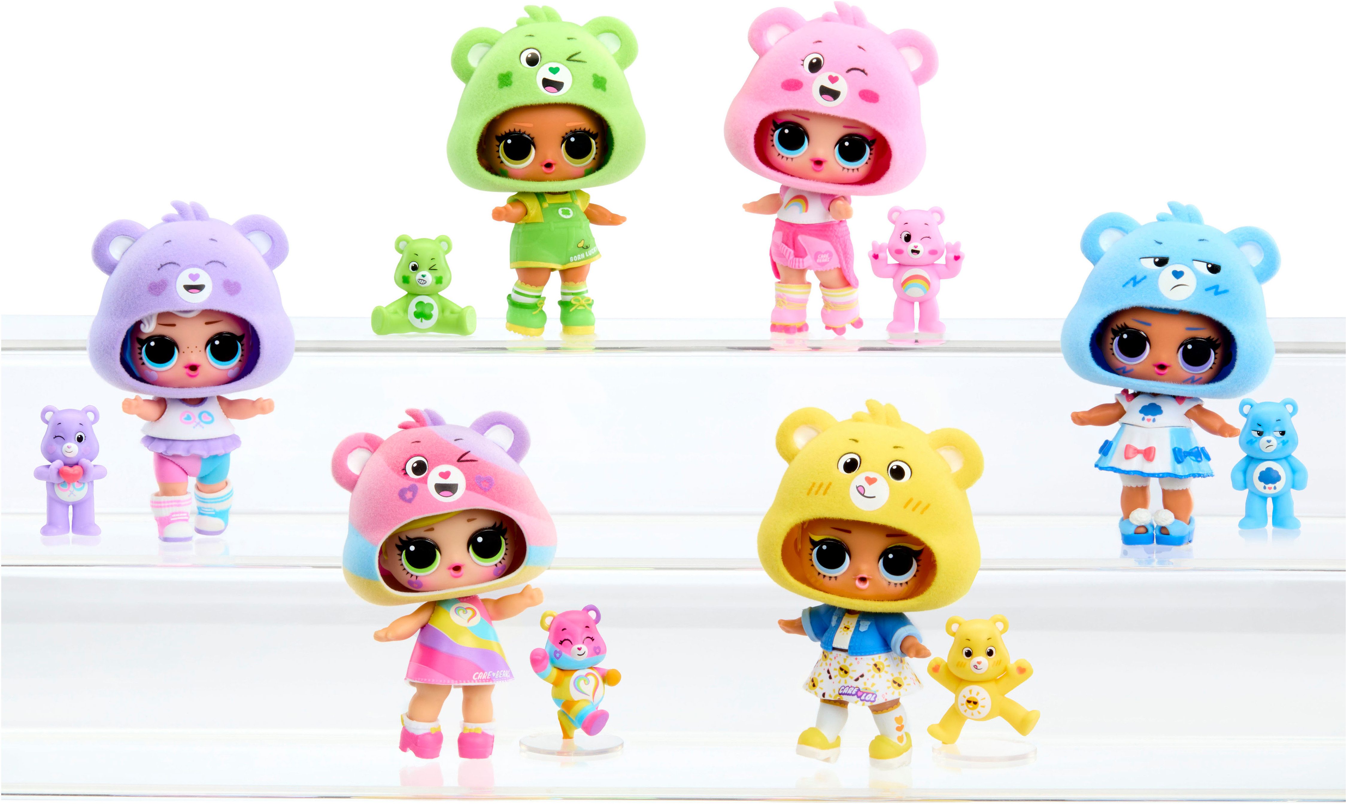 L.O.L. SURPRISE! Anziehpuppe L.O.L. Surprise Loves Care Bears Tots, Variante nicht wählbar