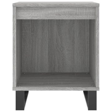 vidaXL Nachttisch Nachttische 2 Stk Grau Sonoma 40x35x50 cm Holzwerkstoff