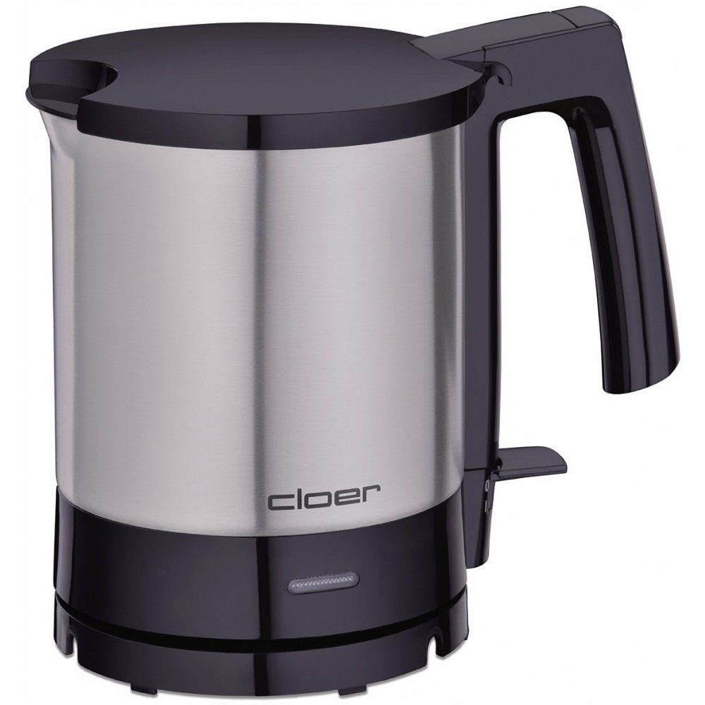 Cloer Wasserkocher 4700 Wasserkocher schwarz/edelstahl, 1.5 l, 1800 W