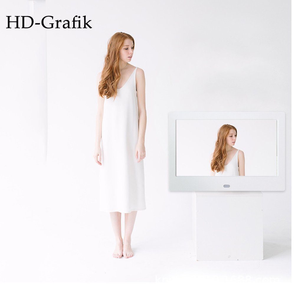 KINSI 10,1 Zoll Digitaler Bilderrahmen, Fernbedienung, Elektronischer Rahmen Digitaler Bilderrahmen (32 GB, Unterstützt Bilder/Videos, geeignet für verschiedene Szenarien)