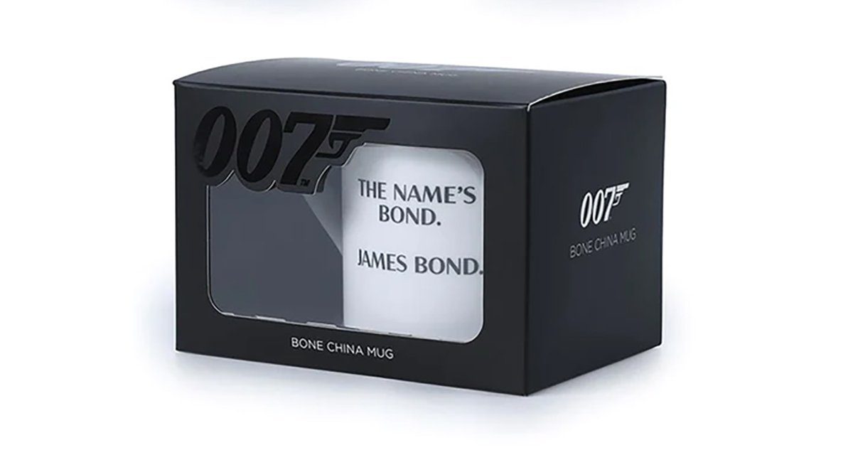 Tasse 007 James Bond, Bond Name PYRAMID is The Tasse Porzellan