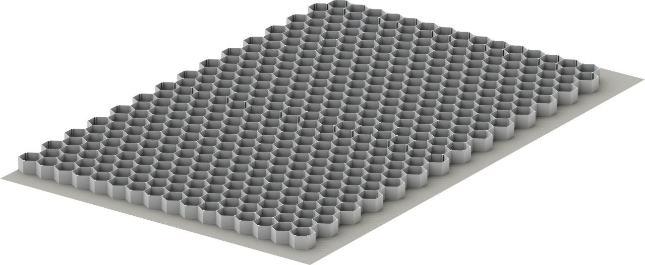 Aco Rasengitter ACO Self Kieswabe eco M 120 x 80 x 3 cm grau inkl.