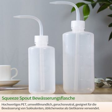 MAGICSHE Sprühflasche Spritzflaschen Transparente Waschflaschen, (4-tlg), 4-Gießflasche,250ml&500nl